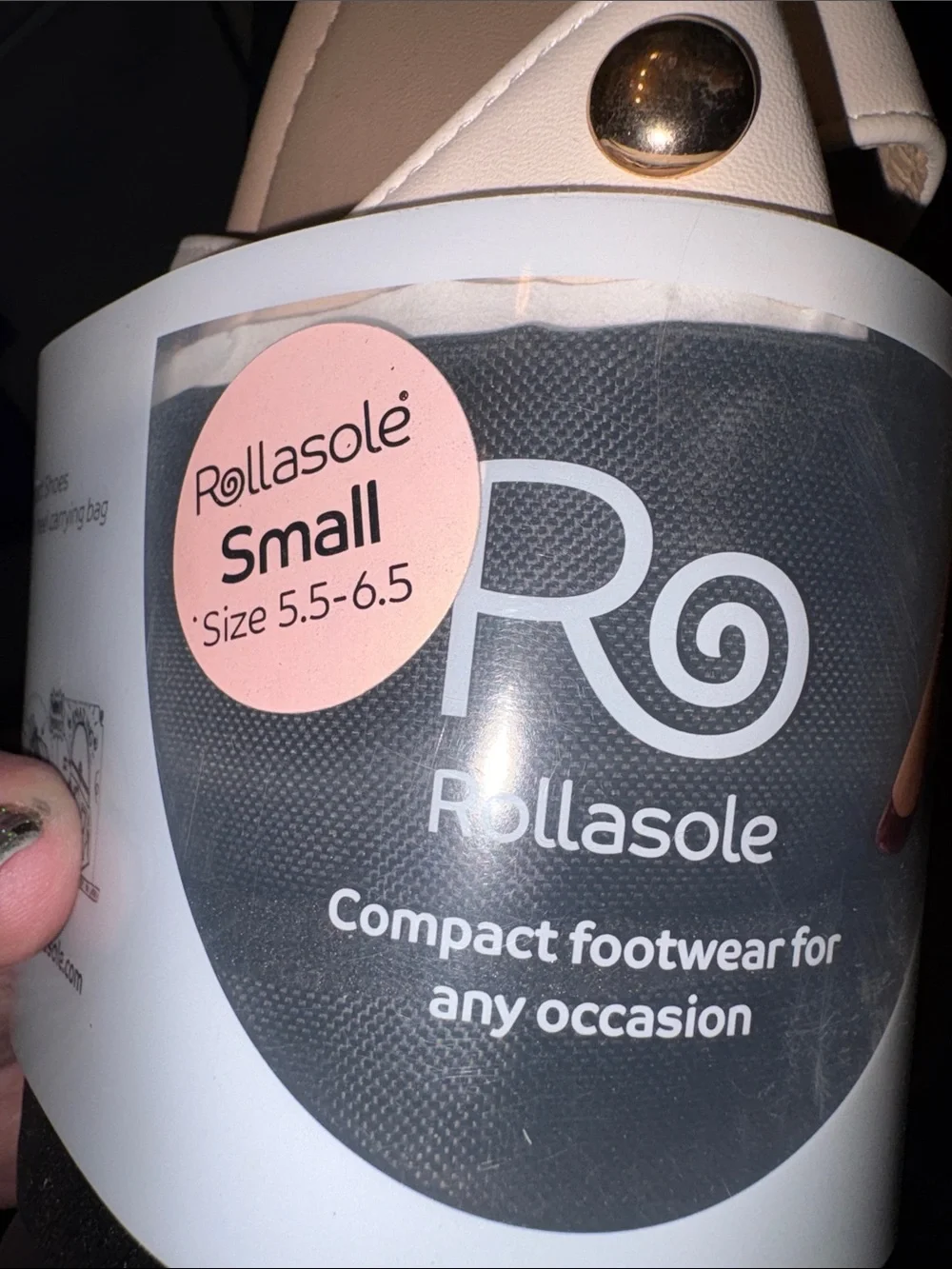 Rollasole Dulce Sandals Cream Gold Studded size S (5.5 to 6.5 shoe size)